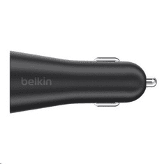 Belkin 4.8A / 24 Watt autós töltő 2 USB port + USB-A - Lightning kábel (F8J221bt04-BLK) (F8J221bt04-BLK)