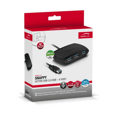 SPEED-LINK Snappy 4 portos USB 3.0 Hub fekete (SL-140103-BK) (SL-140103-BK)