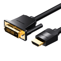 Vention ABFBI video átalakító kábel 3 M HDMI A-típus (Standard) DVI-D Fekete (ABFBI)