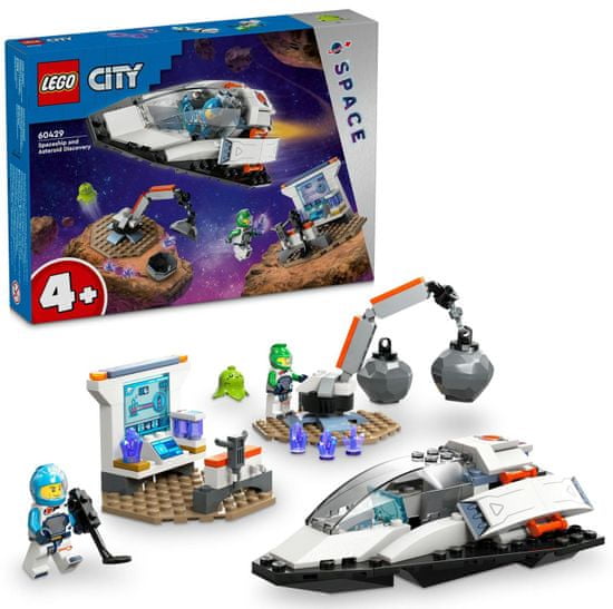 LEGO City 60429 Űrhajó és aszteroidák felfedezése