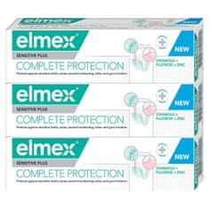 Elmex Fogkrém Sensitive Plus Complete Protection Tripack 3 x 75 ml