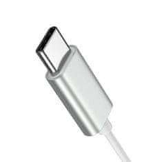Joyroom JR-EC06 sztereó fülhallgható USB-C, ezüst