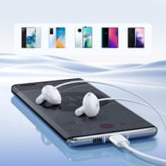 Joyroom JR-EC05 sztereó fülhallgható USB-C, fehér