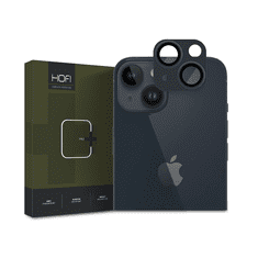 Hofi FullCam Pro+ hátsó kameralencse védő edzett üveg + alu kameravédő borító - Apple iPhone 15/15 Plus - fekete (HO604559)