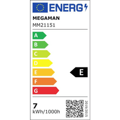 MEGAMAN LED fényforrás izzó forma E27 7W semleges fehér (MM21151) (MM21151)