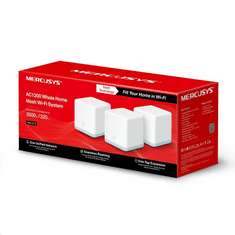 Mercusys Halo S12 AC1200 Wi-Fi Mesh rendszer (HALO S12(3 PACK)) (HALO S12(3 PACK))