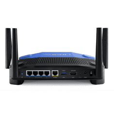 Linksys WRT3200ACM vezetéknélküli router Gigabit Ethernet Kétsávos (2,4 GHz / 5 GHz) Fekete, Kék (WRT3200ACM)