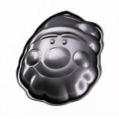 BigBuy Télapó formájú sütőtálca rozsdamentes acélból - 27 x 18 x 4 cm (BBKM)