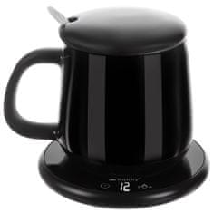 22125 Elektromos csészemelegítő 18 W + csésze 400 ml fekete