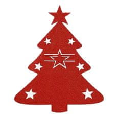 AFF Evőeszköz huzat karácsonyfa motívummal 12 db piros