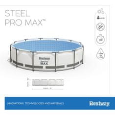 Bestway  56416 Steel Pro Pool Max 366x76 cm + kiegészítők