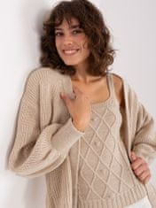 Badu Női gombos pulóver Odulla bézs Universal