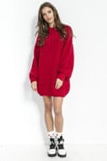 Fobya Női pulóver ruha Angligune piros L/XL