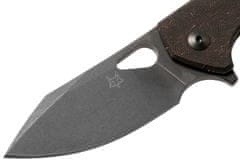 Fox Knives FOX kések FX-527 CF YARU zsebkés 7 cm, Stonewash, szénszálas, titán 
