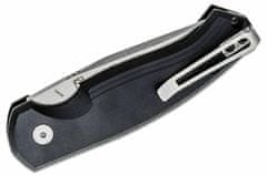 Böker Plus 01BO363 Karakurt Fekete automata kés 7,8 cm, fekete, alumínium, csat