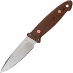 Böker Plus 02BO029 Cub Pro sokoldalú kés 9,5 cm, barna, Micarta, bőrtok