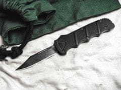 Böker Plus 06EX350 Kalashnikov OTF Bowie pop-up kés 9 cm, Stonewash, fekete, alumínium