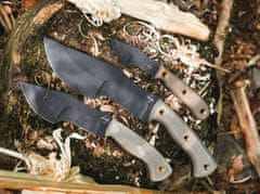 Böker Plus 02BO073 Tracker kültéri kés 18,3 cm, fekete, barna, Micarta, Kydex hüvely