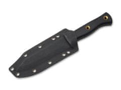 Böker Plus 02BO074 Pilot sokoldalú kés 14 cm, teljesen fekete, G10, Kydex hüvely