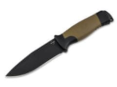 Böker Plus 02BO083 DESERTMAN kültéri kés 11,5 cm, fekete, homokbarna, polipropilén, tok