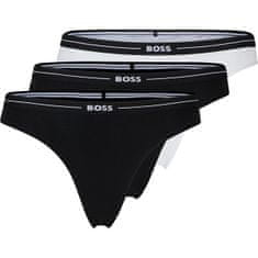 Hugo Boss 3 PACK - női tanga BOSS 50510030-120 (Méret XXL)