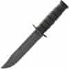 KB-1211 fekete rögzített pengéjű kés késbőr, str él