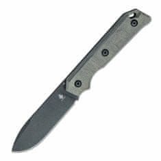 Kizer 1045C1 Begleiter Fix kültéri kés 9,6 cm, fekete, szürke, Micarta, Kydex hüvely