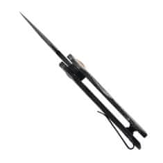 Kizer V2561N2 Catshark Black zsebes multifunkcionális kés 4,8 cm, fekete, szürke, Micarta, titán