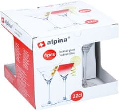 Alpina Koktélpoharak 220 ml-es 4 db-os készletED-249631