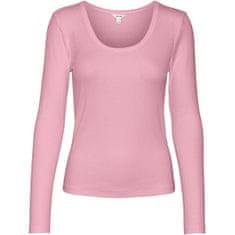 Vero Moda Női póló VMIRWINA Tight Fit 10300894 Pink Nectar (Méret L)