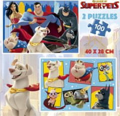 EDUCA Puzzle DC League of Super Pets 2x100 darab