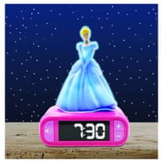 Lexibook 3D éjszakai fény óra Disney Hercegnő Hamupipőke