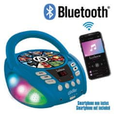 Lexibook Avengers fényes Bluetooth CD lejátszó