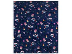sarcia.eu DISNEY Stitch sötétkék díszpaplan/takaró, karácsonyi takaró 175x215 cm