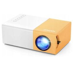 Dexxer Hordozható LED projektor HDMI USB és hangszóró 60"