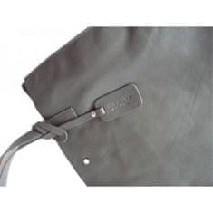 Vera Pelle Kézitáskák na co dzień szürke Shopper Bag Genuine Leather A4