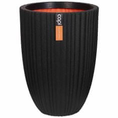 Capi Urban Tube fekete elegáns váza 46 x 58 cm 420667