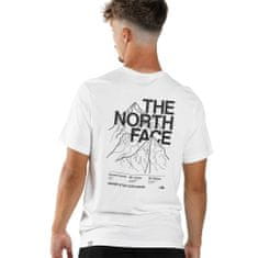 The North Face Póló fehér XL Mount Out Tee