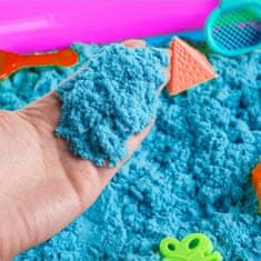 MG Creative Sand kinetikus homok + homokozó, kék