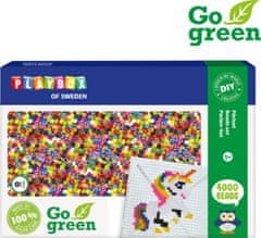PLAYBOX Vasalható gyöngyök Go Green Set 4000db
