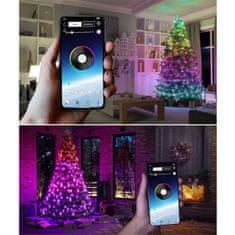 HOME & MARKER® Intelligens karácsonyi fények, LED, 29 dinamikus üzemmód - SPARKLED