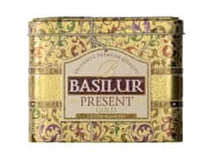 sarcia.eu BASILUR Present Gold - fekete levéltea díszdobozban, karácsonyi tea 100g x1