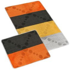 BANYA SZETT 60x100 + 60x50 cm - díszítés nélkül - szett 60x100, 60x50 cm - Ray grey, orange