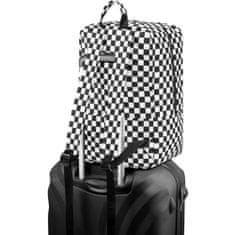 ZAGATTO Utazó hátizsák, repülőgéphez, sakktábla minta, 40x20x25, ZG833