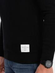 OMBRE Férfi klasszikus pulóver Avawr fekete S
