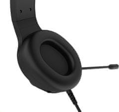 Canyon Gaming Headset Shadder GH-6, RGB háttérvilágítás, USB + 3,5 mm-es jack, 2 m kábel, fekete színű