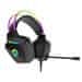 Canyon Darkless Gaming Headset GH-9A, RGB háttérvilágítás, USB + 3,5 mm-es jack, 2 m kábel, fekete színű