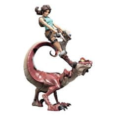 Weta Workshop Tomb Raider figura - Lara Croft és Raptor 24 cm (Weta Workshop)