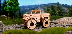Wooden city 3D puzzle Szupergyors Monster Truck 4