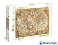 Clementoni - Puzzle 2000 Térkép Antic